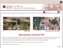 Tablet Screenshot of mca-tile.com